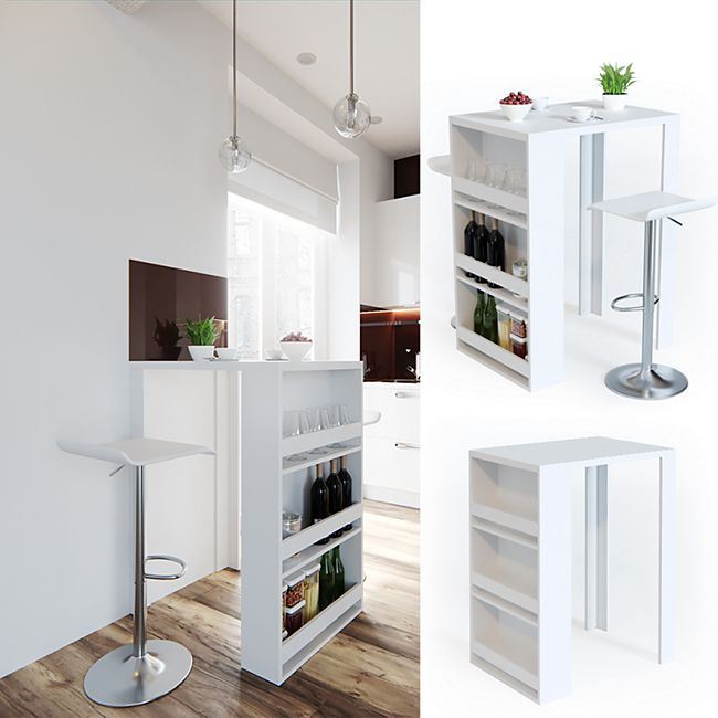 Vicco Bartisch Bar Tresen Weiss Bartresen Stehtisch Tisch Tresentisch Bistrotisch Kuche Online Kaufen Bei Netto